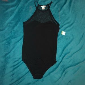 Black Tank Bodysuit